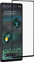 Full-Cover Tempered Glass - Geschikt voor Google Pixel 6a Screen Protector - Zwart