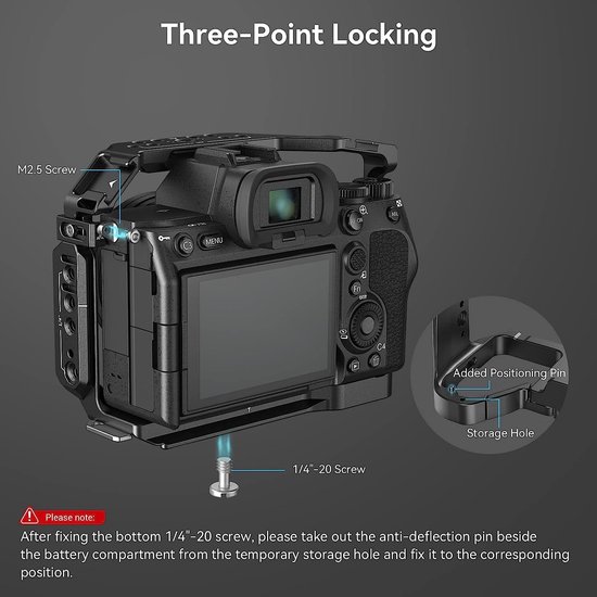 SMALLRIG - 3669B Advanced Cage Kit - inclusief handgreep, zijhandgreep ...