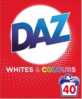 DAZ - Whites & Colours - Waspoeder - Wasmiddel - 2.6kg - 40 Wasbeurten