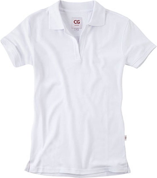 Workwear Damespolo 'Susa' met korte mouw White - XS