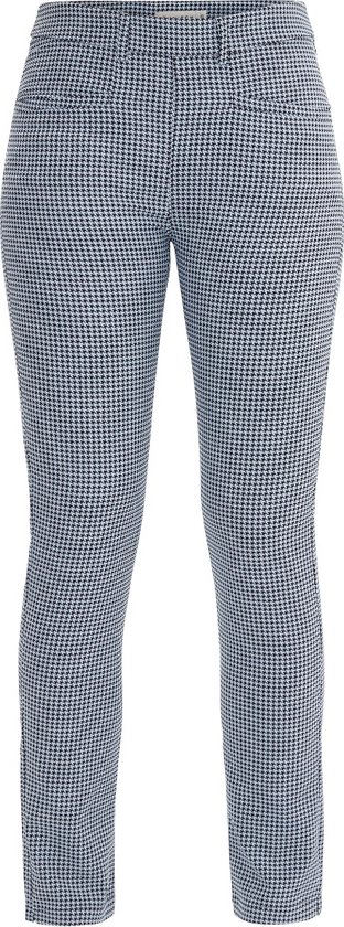 Röhnisch Smooth Pants - Blue Houndstooth - Maat 40