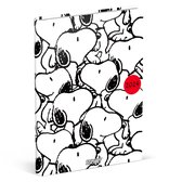 Lannoo Graphics - Diary Wire-O 2024 - Agenda 2024 - Wire-O - PEANUTS - Snoopy All-Over - 7d/2p - 4Talig - 120 x 160 mm