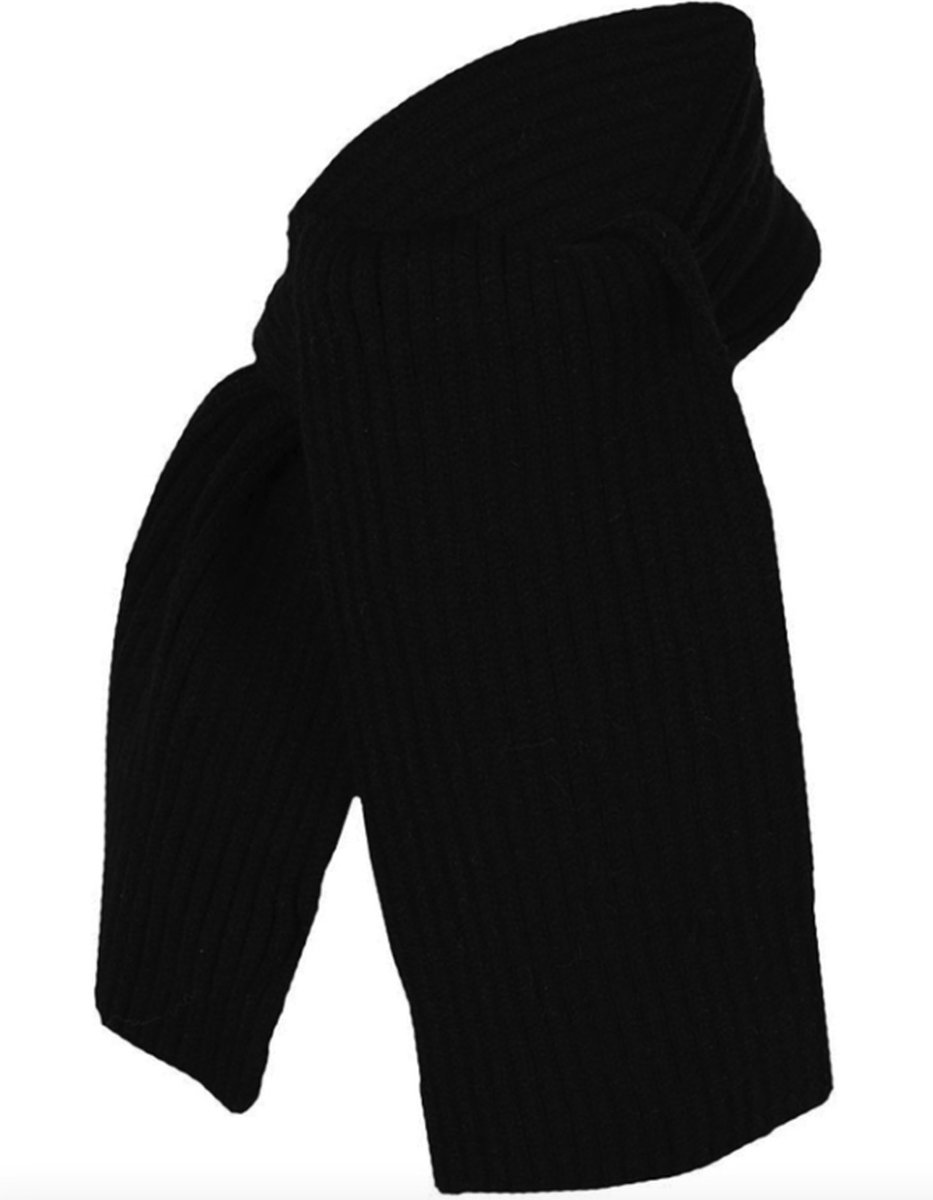 Sarlini - Baby - Knit - Sjaal - Zwart - 0/6 maanden
