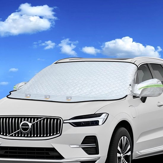 Housse De Protection Pour Pare-brise Auto - 180x90 Cm - Anti-gel, Anti-neige, UV - Universelle Voiture/SUV - Facile à Installer