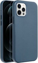 Casify Leren Hoesje met MagSafe voor iPhone 12 Pro - Donkerblauw