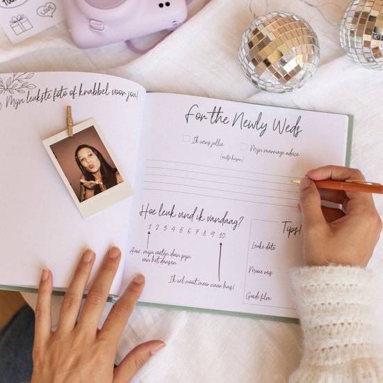 Gastenboek Voor Bruiloft – 100 Pagina’s 160 G/m² – Hardcover Kaki – Ook Voor Verjaardag, Doop En Babyshower