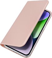 Geschikt voor Dux Ducis Apple iPhone 15 Book Case Hoesje - Roze