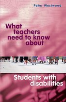 What Teachers Need to Know About Students With Disabilities