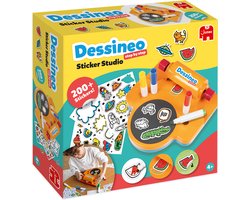 foto van Jumbo - Dessineo Sticker Studio - Stickers maken - Kleur je eigen stickers