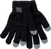 Heatkeeper - Thermo handschoenen met I-touch - Zwart - 9/12 Jaar - 1-Paar - Handschoenen touchscreen kinderen