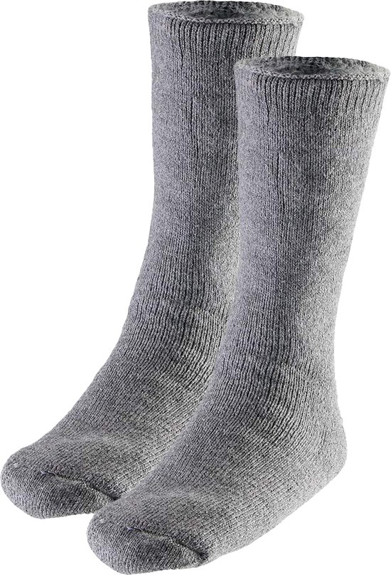 Heatkeeper - Thermo sokken heren - 41/46 - Medium Grijs - 1-Paar - Thermo sokken man