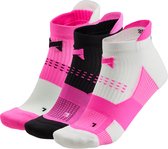 Xtreme - Fitness sneakersokken - Unisex - Multi roze- 35/38 - 3-Paar - Fitness sokken heren - Fitness sokken dames