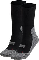 Xtreme - Hiking sokken Unisex - Multi zwart - 35/38 - 2-Paar - Wandelsokken heren - Wandelsokken dames