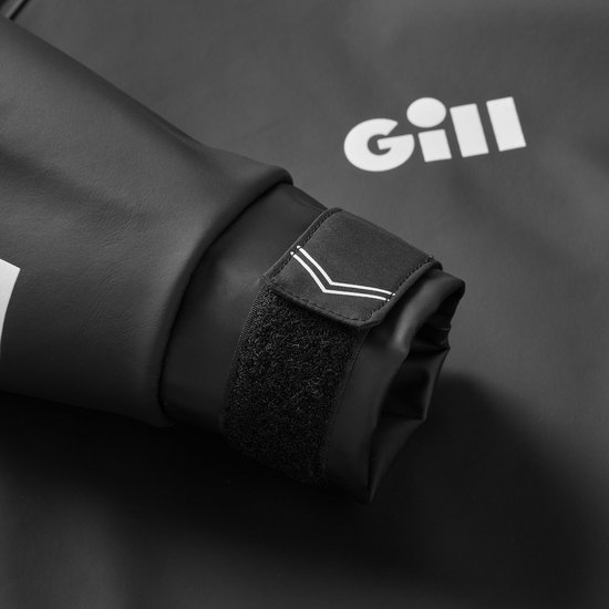 Gill Junior Hydrophobe Thermal Top – Haut Thermique Enfant Noir – Protection UV50+ Hydrofuge, Stretch 4 Directions, Idéal Nautisme