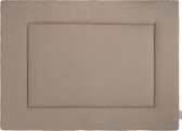 Baby's Only - Gebreid boxkleed Grace - Parklegger - Speelkleed - Boxmatras met visgraatmotief - Beige - 75x95 cm - Extra dik - Boxmatras - Tweezijdig te gebruiken