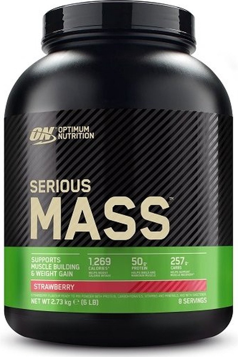 Goedkoopste Optimum Nutrition Serious Mass - Vanilla - Mass Gainer - Weight Gainer - 2727 gram (8 servings