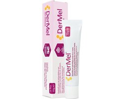 DerMel Honingzalf - Wondzalf voor o.a. eczeem, wondjes, smetplekken, luieruitslag, kloven, droge huid, geïrriteerde huid - 15 gram