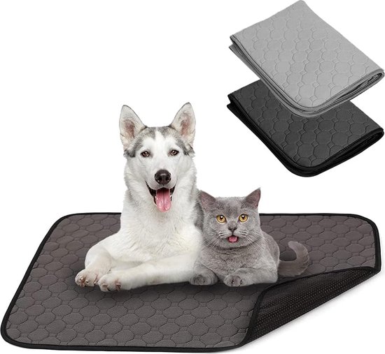 Tapis lavable pour chien avec absorption rapide réutilisable