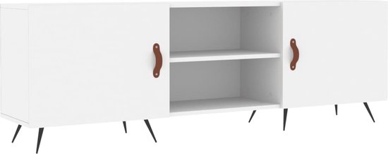 vidaXL-Tv-meubel-150x30x50-cm-bewerkt-hout-wit