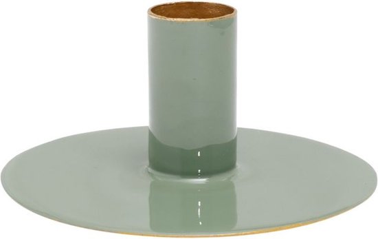 Kandelaar - Branded by - kandelaar vive groen - 4,5 cm hoog