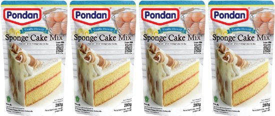 Pondan Sponge Cakemix Vanilla (200gr)