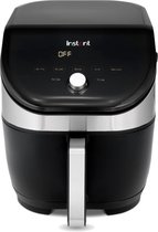 Instant Vortex Slim 5,7L - Luxe Airfryer (RVS) | 20% smaller | superstil met QuickMark | verlengde mand | anti-aanbaklaag | vaatwasmachinebestendig | Even Crisp™-technologie