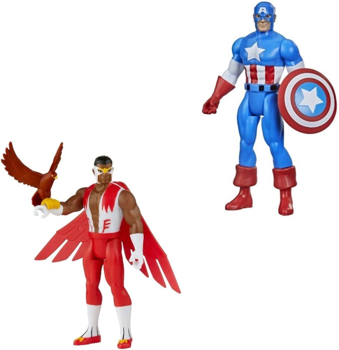 Marvel Avengers SUPERPAKKET - Actiefiguur - Captain America en Falcon - Marvel