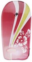 Bodyboard - Rouge - Planche de surf - Planche de surf - Planche de surf - 93cm - Comprend une corde avec bride à la cheville