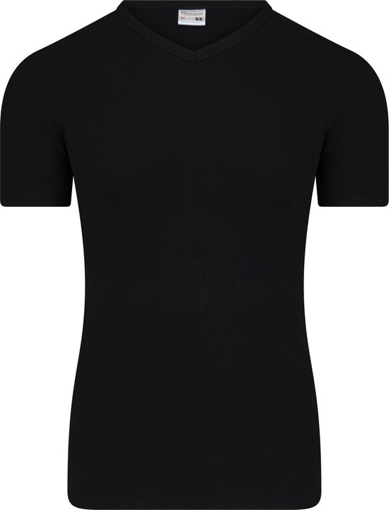 Beeren T-shirt V-hals M3000, Extra Lang -XL - Zwart