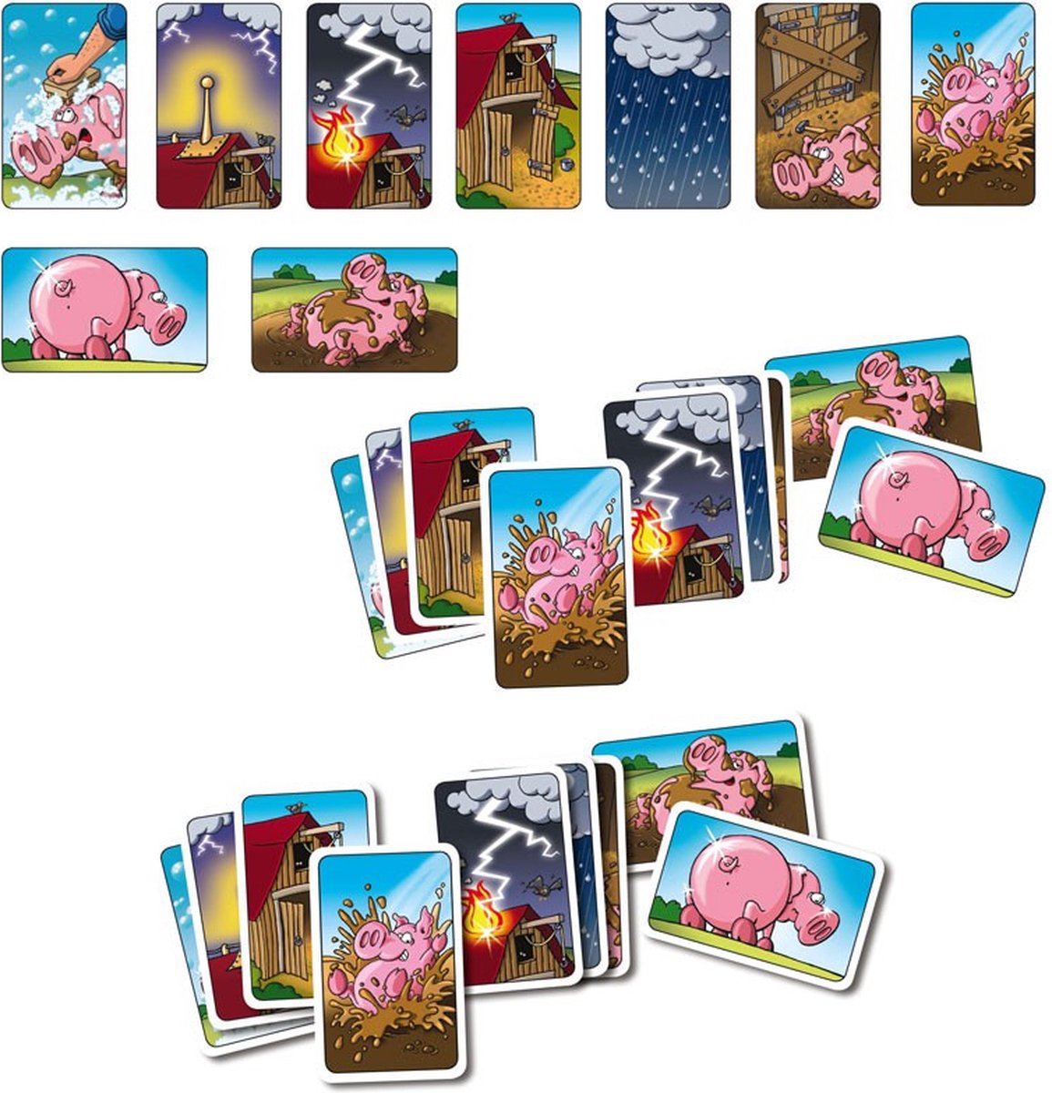White Goblin Games - Moddervarkens - kinderspel - 2 tot 4 spelers - 15 minuten - Vanaf 7 jaar — afbeelding 7