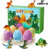 ArRa K - Bruisballen - Bruisballen voor Kinderen - 6 Verschillende Geuren - Inclusief Dinosaurus speelgoed