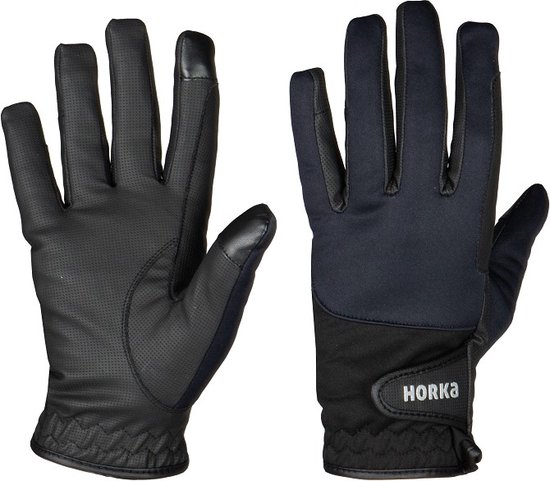 Horka - Outdoor Handschoenen - Blauw / Zwart - 10 jaar