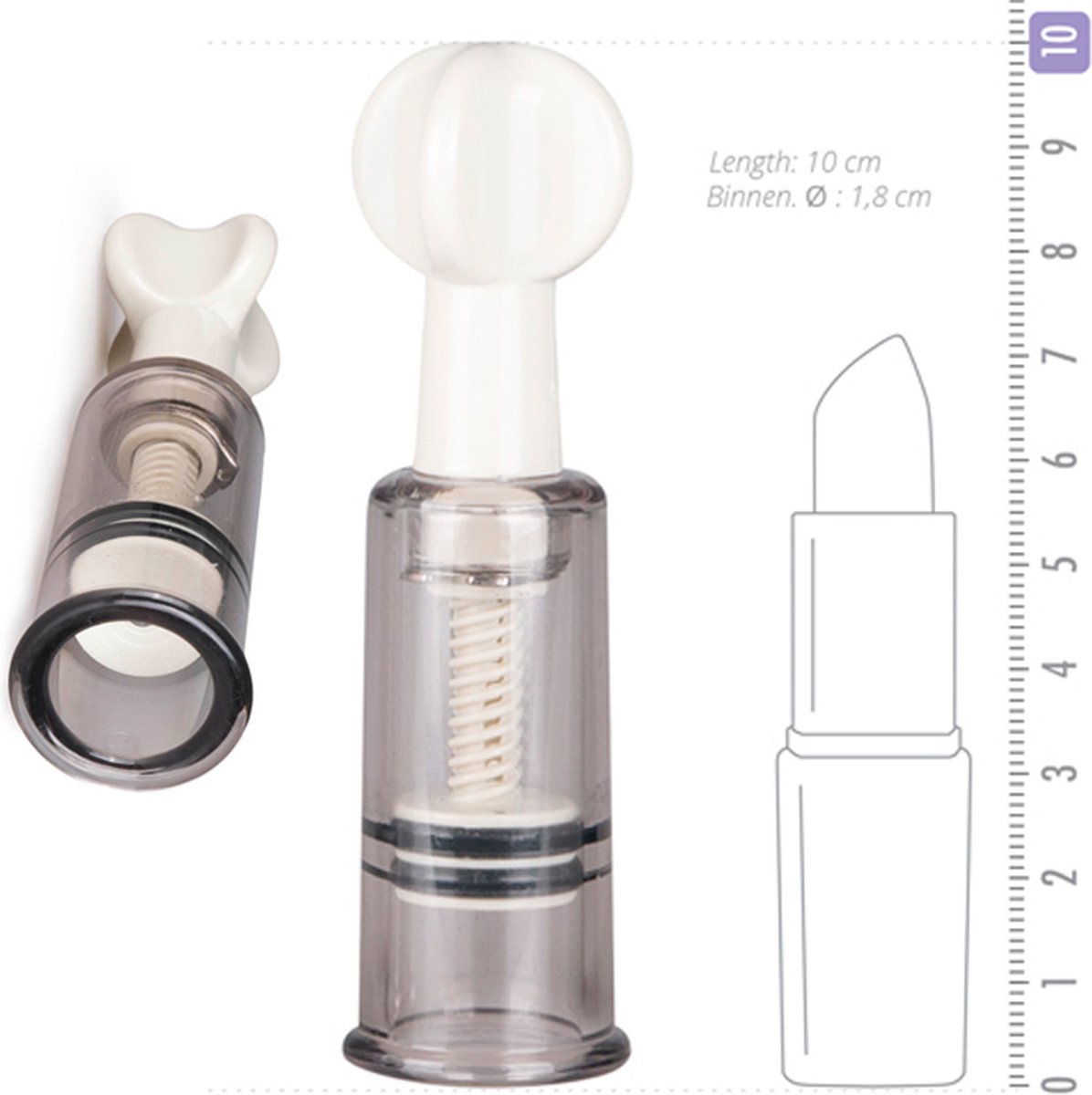 Goedkoopste EasyToys - Tepel en Clitoris Zuiger Set - Tepelzuigers voor Mannen en Vrouwen - Clitoris Zuiger - Clitorispompen - Sex Toys voor Vrouwen - Seksspeeltjes - Clitoris Stimulator - 3 stuks - Transparant