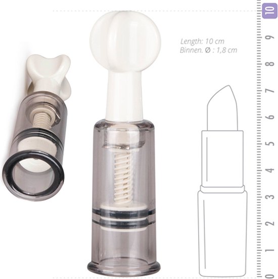 EasyToys - Tepel en Clitoris Zuiger Set - Tepelzuigers voor Mannen en Vrouwen - Clitoris Zuiger - Clitorispompen - Sex Toys voor Vrouwen - Seksspeeltjes - Clitoris Stimulator - 3 stuks - Transparant