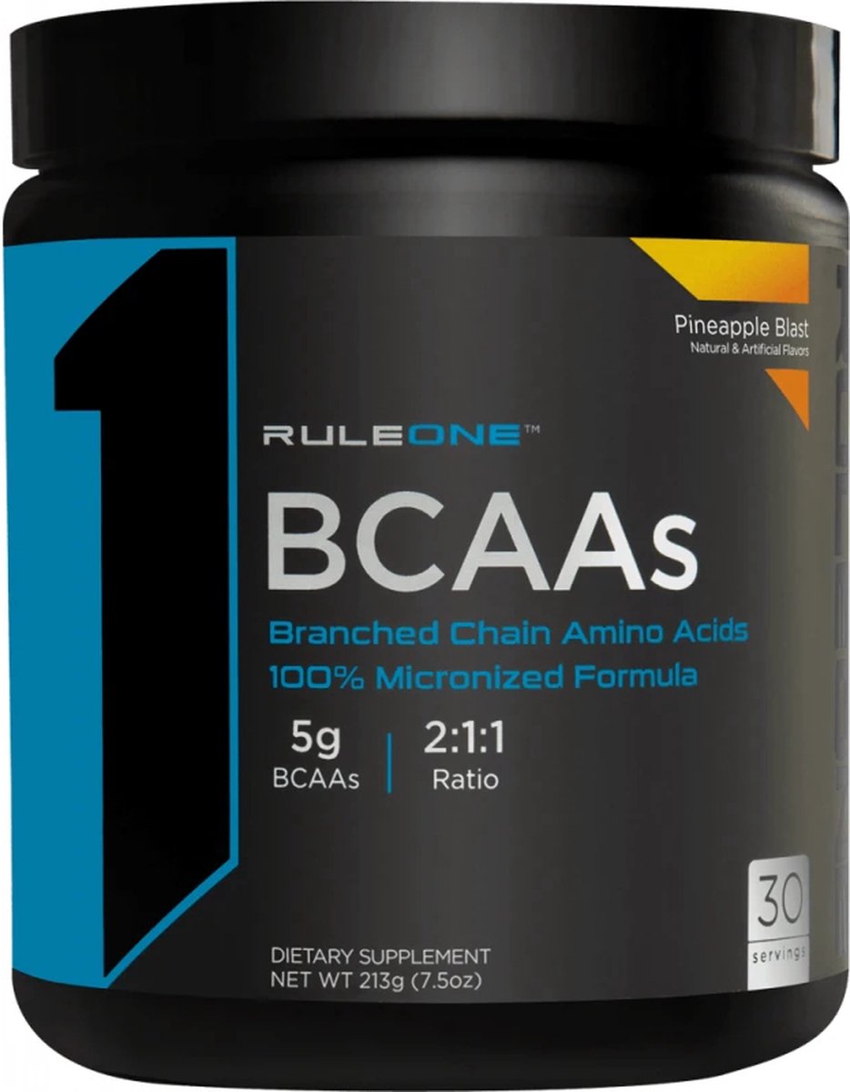 Goedkoopste R1 BCAA (30serv) Pineapple Blast