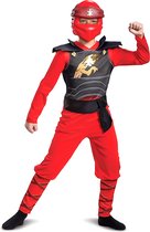 DISGUISE - Kostuum LEGACY Kai Ninjago - LEGO Kind - 110/128 (4-6 jaar)