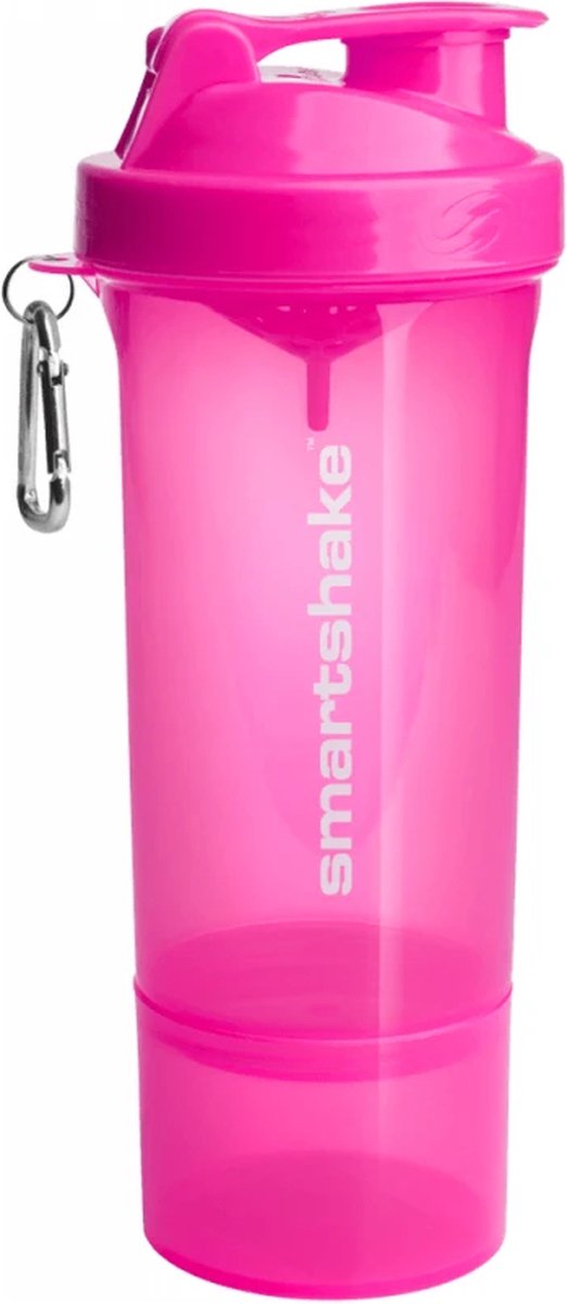 Goedkoopste SmartShake Slim 500ml - 1 stuk - Neon Pink