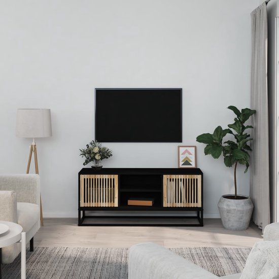 Meuble TV The Living Store - Design Trendy et pratique - Espace de rangement  - Dessus... | bol