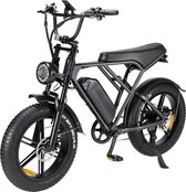 Comfort Inz V8 H9 - Fatbike - Elektrische fiets - E bike - Hydraulische remmen - Achtervering - 250W - 15Ah - Matt Grijs
