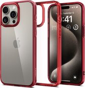 Spigen ACS07054 - Mobiele telefoon behuizingen - Rood - Geschikt voor de Apple iPhone 15 Pro Max