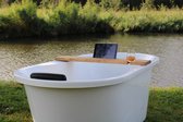 Etagère de bain de luxe Marron - 80cm - Etagère de bain en bois - Porte- Boek - Produit de salle de bain de luxe pour se détendre - Porte-tablette - cadeau pour lui ou elle - universel