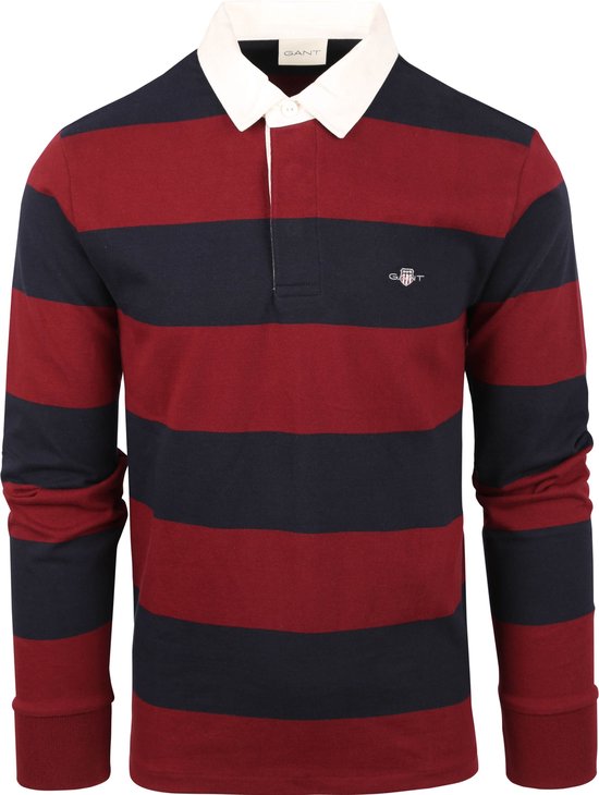 Gant - Rugger Polo Bordeaux - Regular fit - Polo Homme Taille 4XL