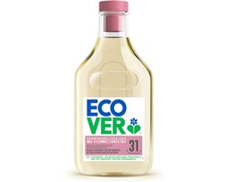 Ecover Vloeibaar Wasmiddel Wol & Fijn Was - Waterlelie & Groene Meloen 31 Wasbeurten 1,43 liter