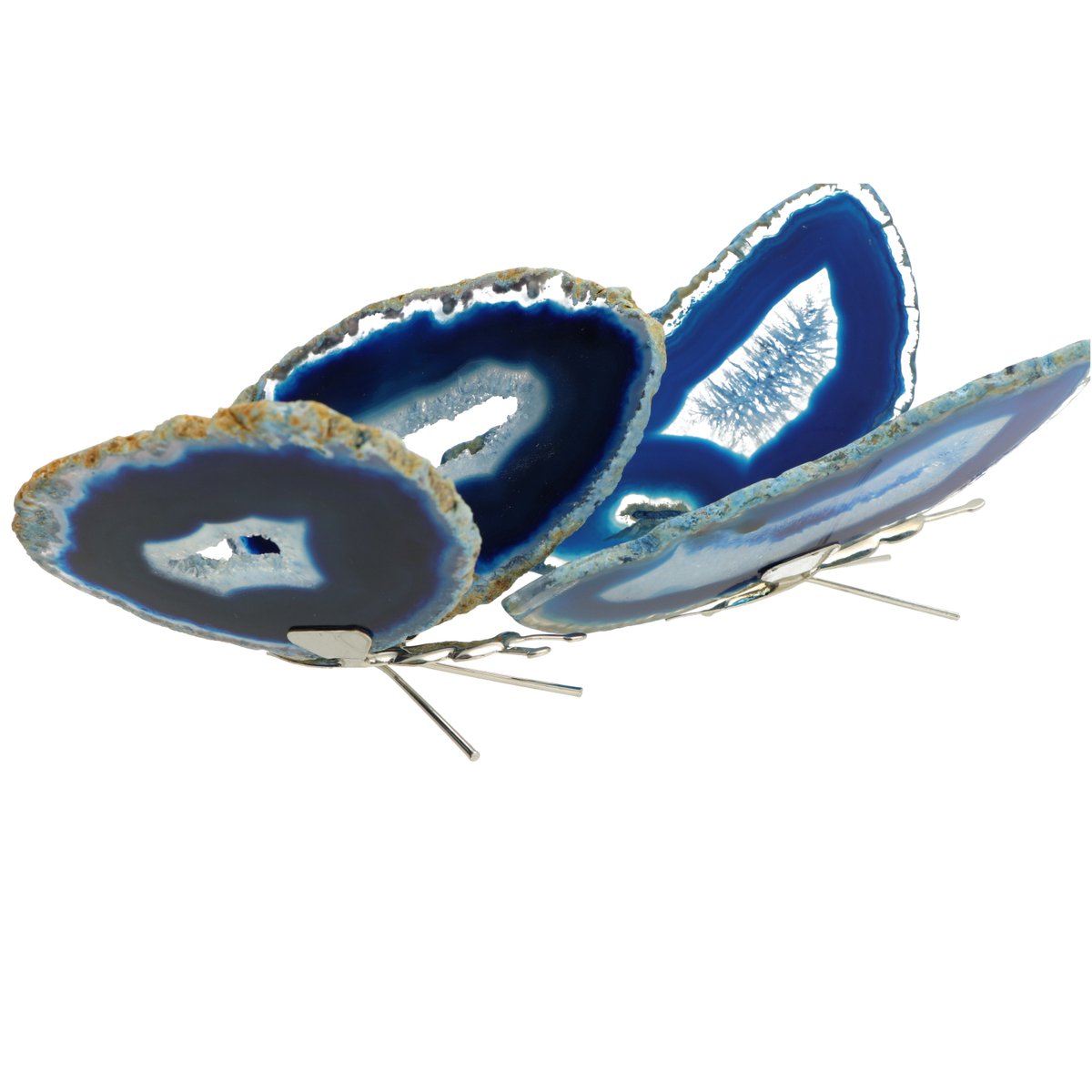 La Rosa Princesa Blauw Agaat Vlinder - Agaatvlinder - 1 stuk