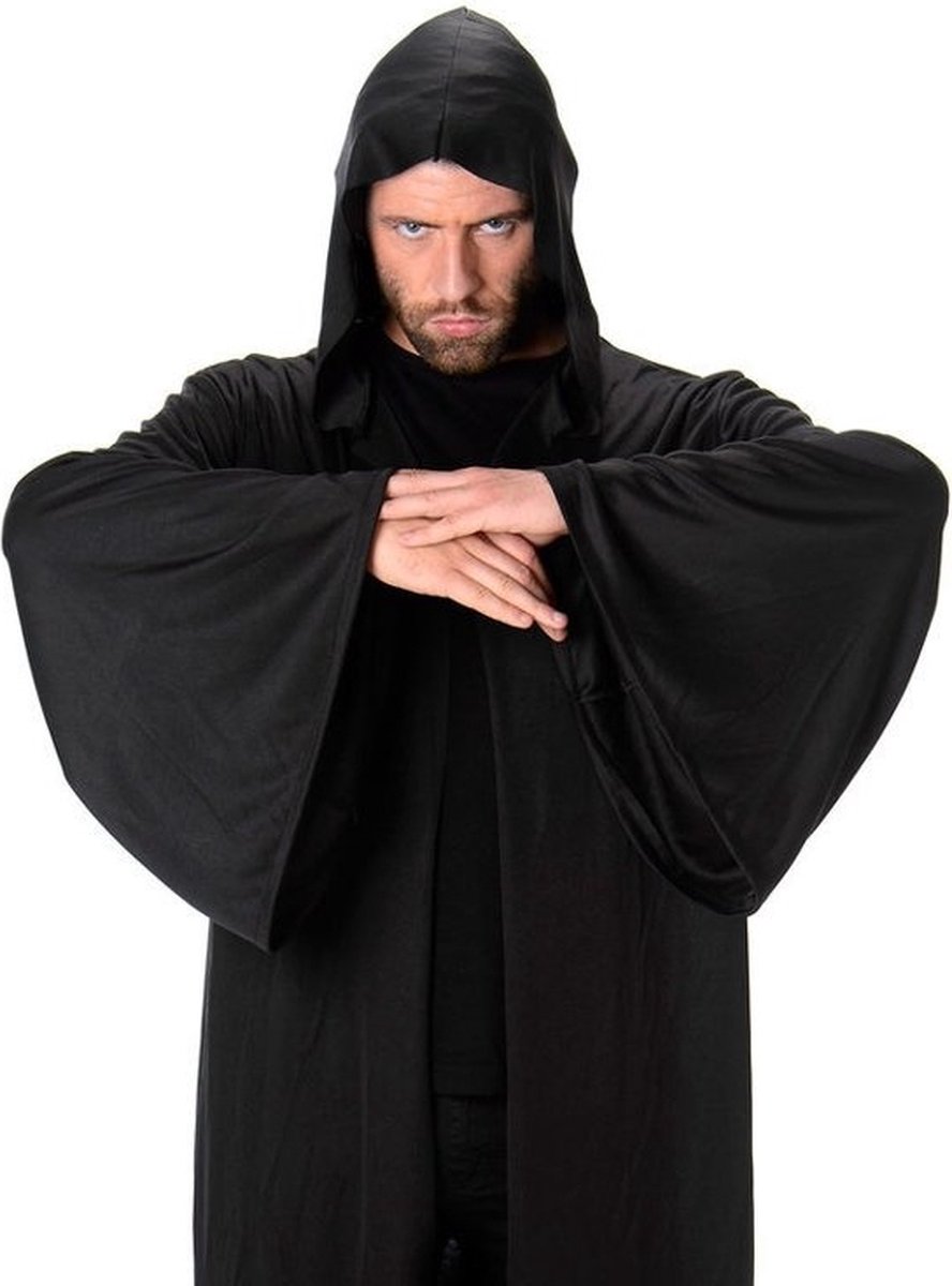 maxToonrain Omkeerbare zwarte en zwarte cape voor volwassenen, Pasen Halloween kerstmantel