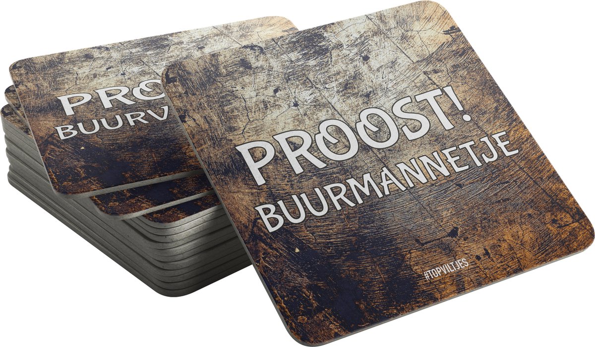 Bierviltjes Proost Buurman / Buurvrouw (20 stuks)