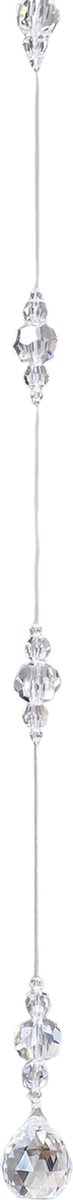 Raamhanger Majestic, Lengte 1M , Gemaakt met Hoogwaardig kristal van het merk Asfour 32% loodpercentage, Raamkristal, gordijn, raamdecoratie, hanger, Suncatcher, zonnevanger, kerstpakket cadeau, raam, Raamgordijn, Gordijn, kristalhanger