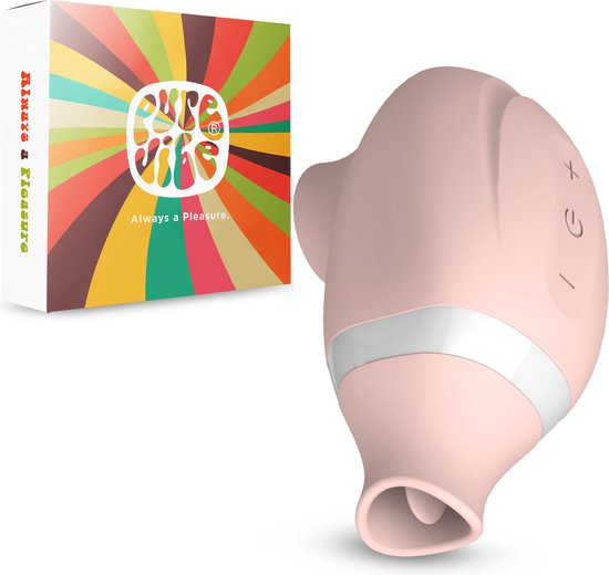 Oral Air-Pulse Lover Clitoris Stimulator Luchtdruk Vibrator - Discreet & Stille Vibrators voor Vrouwen - Seksspeeltjes - Sex Toys ook voor Koppels - Erotiek - Fibrator - Vibromasseur - Licht roze