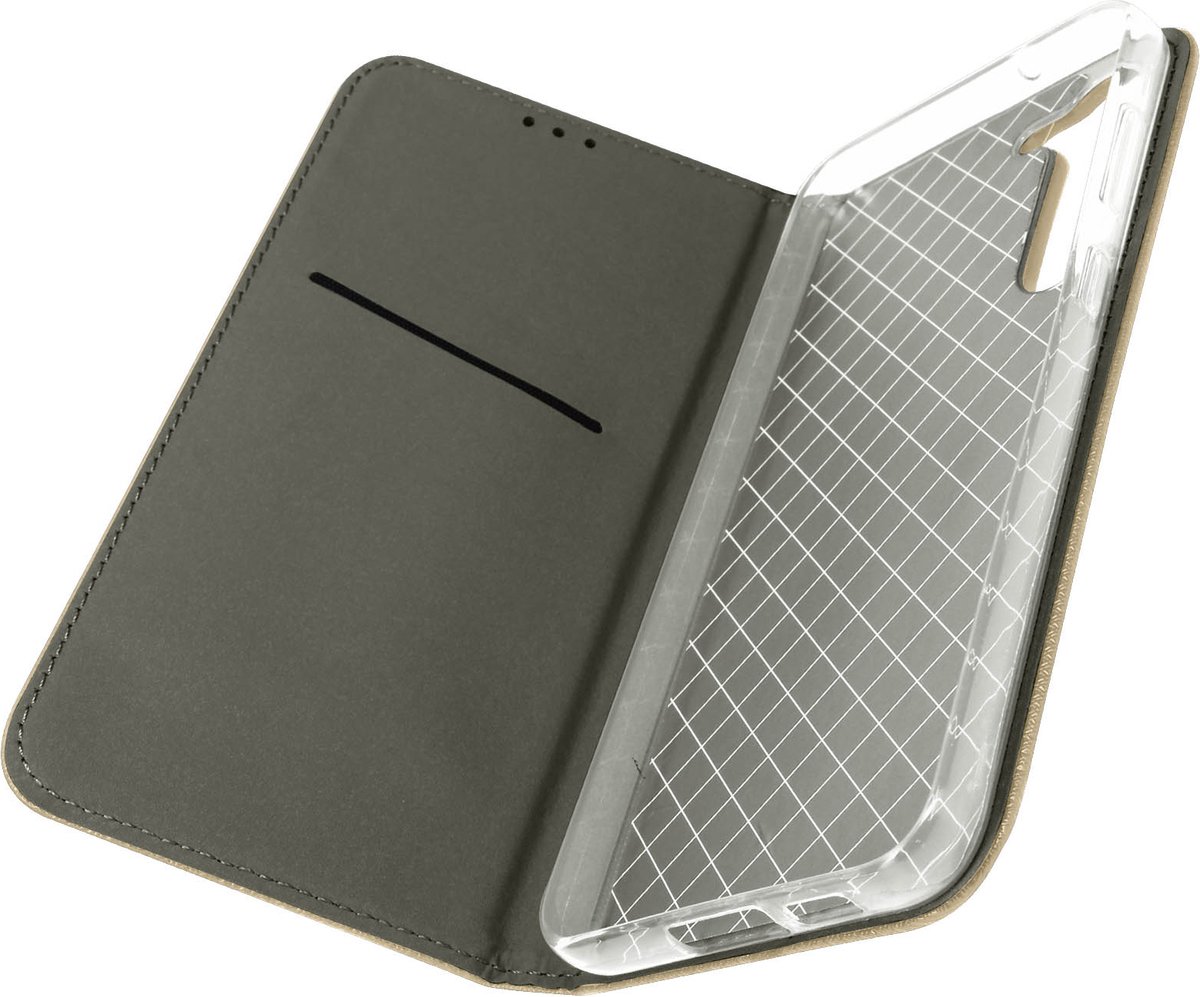 Magnetische Flip Case Geschikt voor Samsung Galaxy S23 Plus Smart Collectie Goud