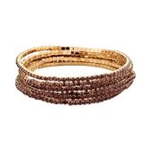 Les Cordes - PAN56 (AB) - Armband - Paars - Metaal - Juwelen - Sieraden - Dames